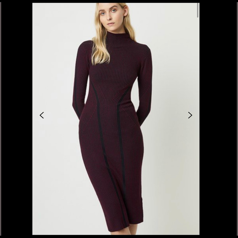 French Connection Simona Bodycon High Neck Dress